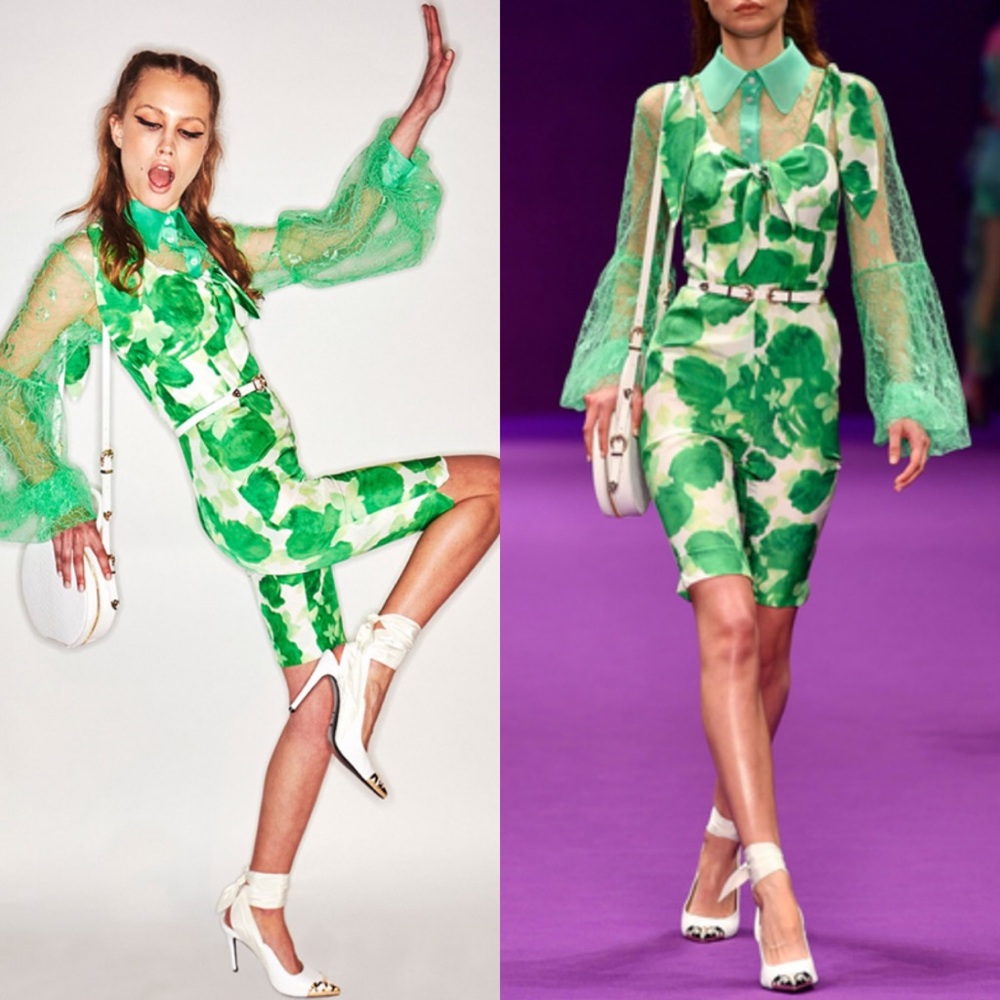 Alice McCall Green Floral Jumpsuit